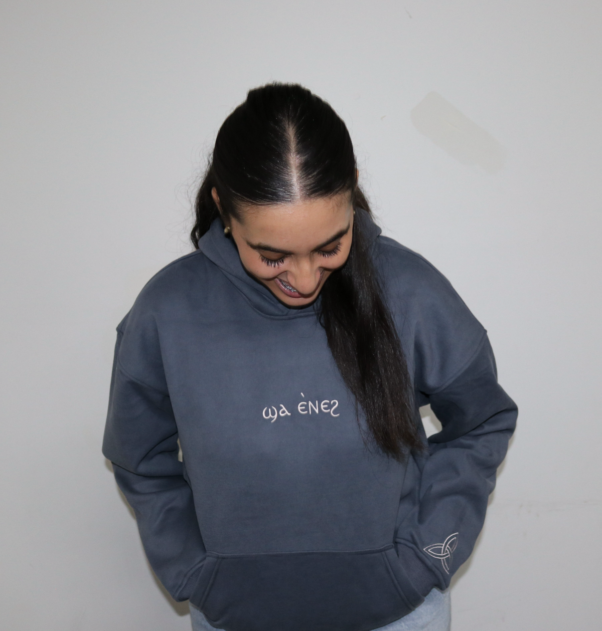 Unisex Coptic Grey hoodie image 3