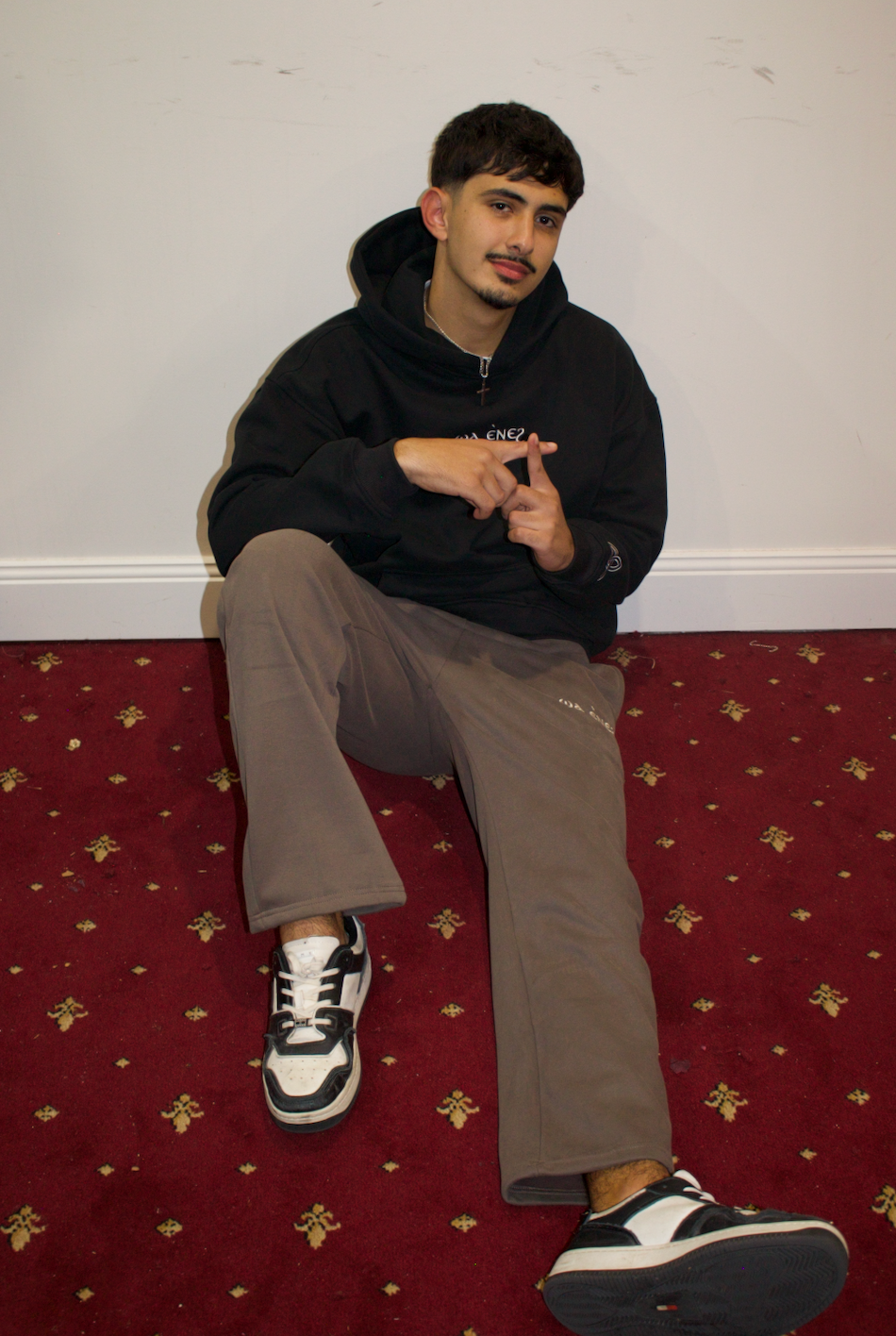 Unisex Coptic Taupe Brown UNCUFFED trackies image 6