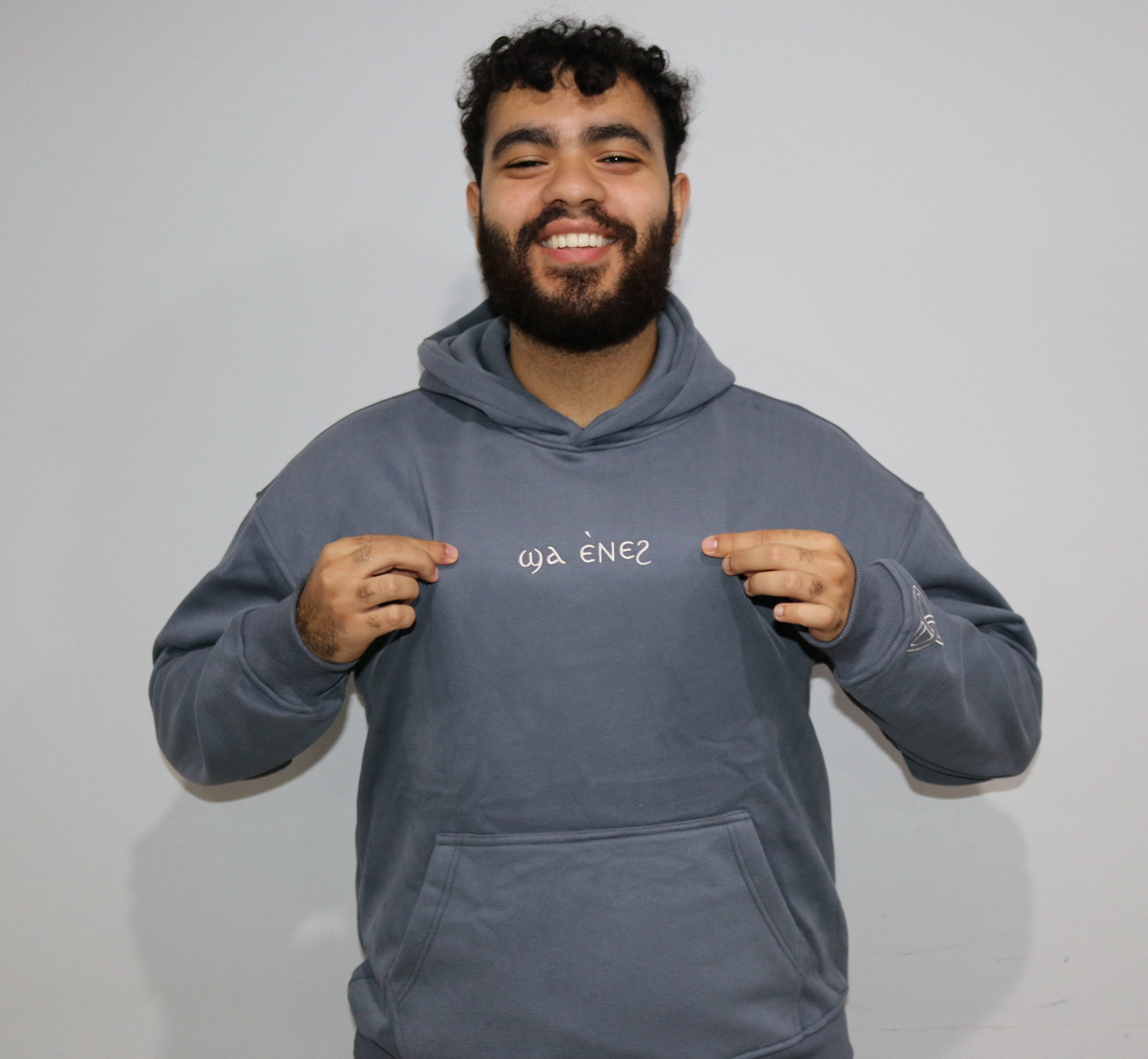 Unisex Coptic Grey hoodie image 9