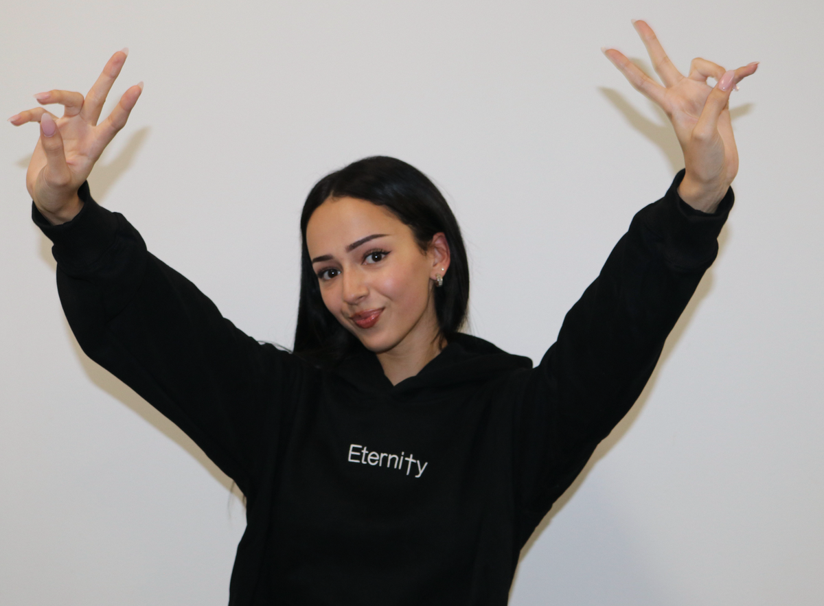 Unisex Eternity black hoodie image 0