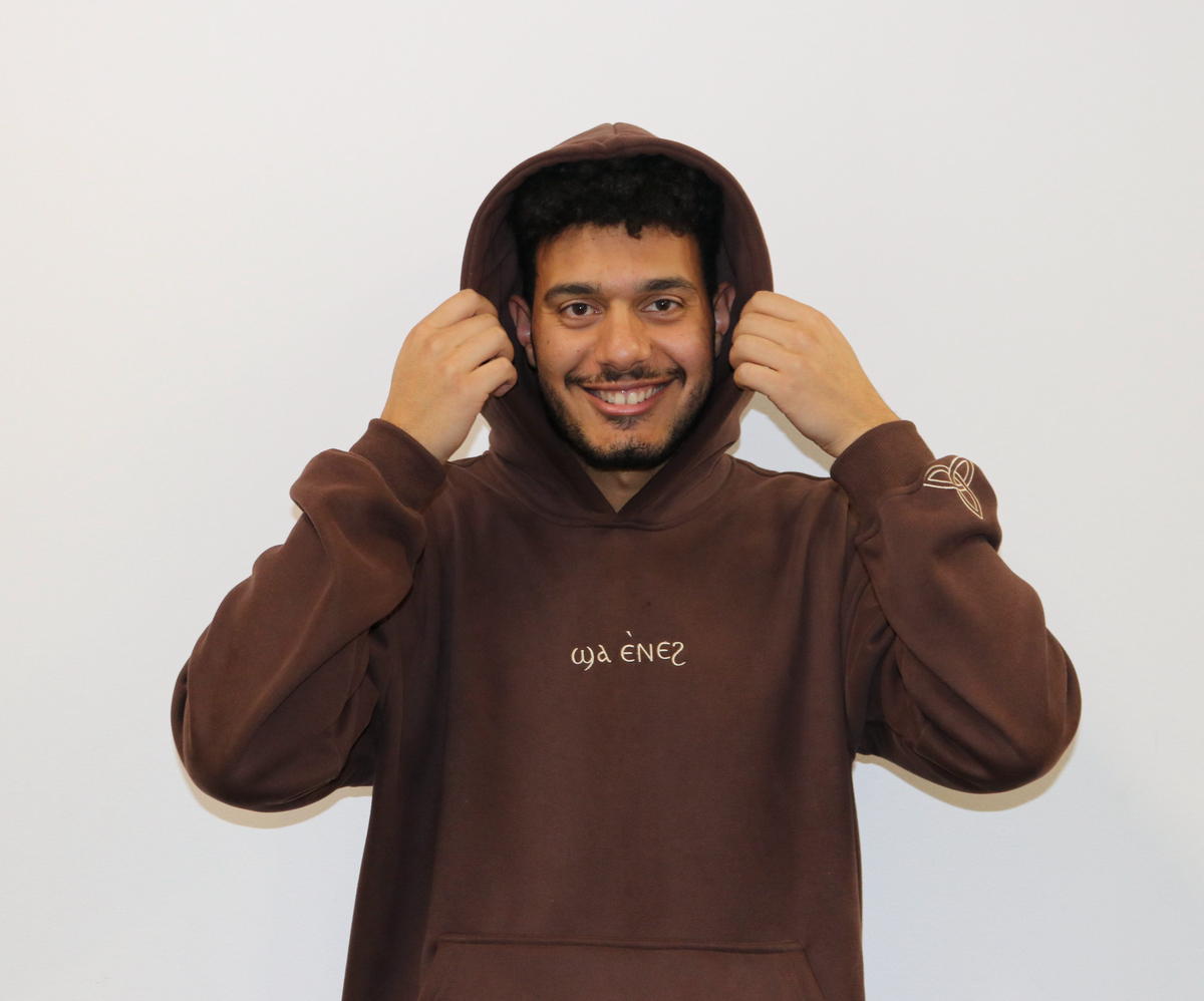 Unisex coptic coffee brown hoodie image 5