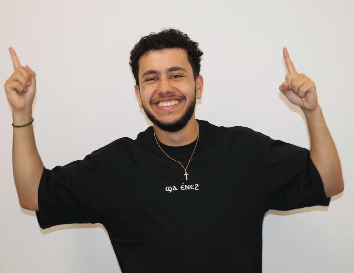 Unisex coptic centre logo black shirt image 8